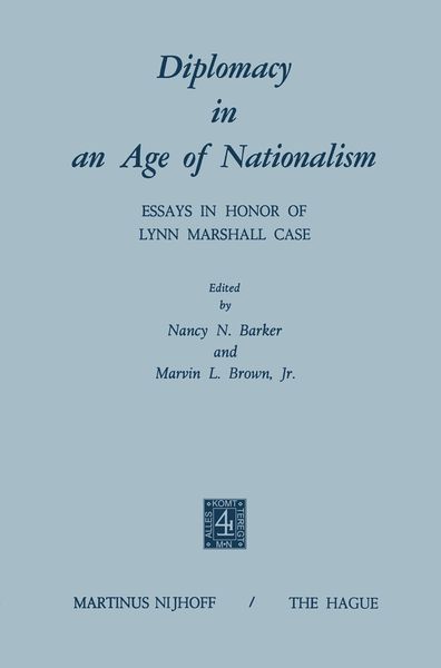 Produktbild: Diplomacy in an Age of Nationalism