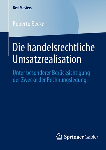 Produktbild: Die handelsrechtliche Umsatzrealisation