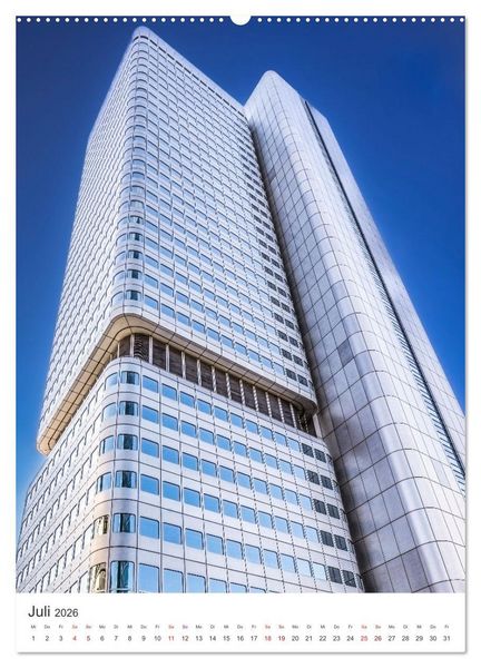 Produktbild: Frankfurt Turmvisionen (Wandkalender 2026 DIN A2 hoch), CALVENDO Monatskalender