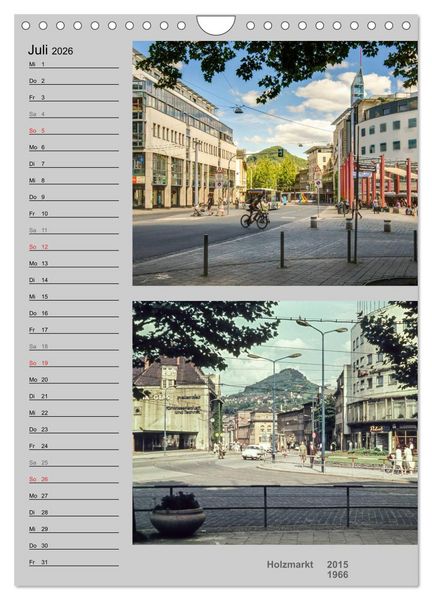 Produktbild: Jena im Wandel (Wandkalender 2026 DIN A4 hoch), CALVENDO Monatskalender