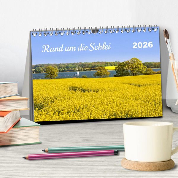 Produktbild: Rund um die Schlei (Tischkalender 2026 DIN A5 quer), CALVENDO Monatskalender