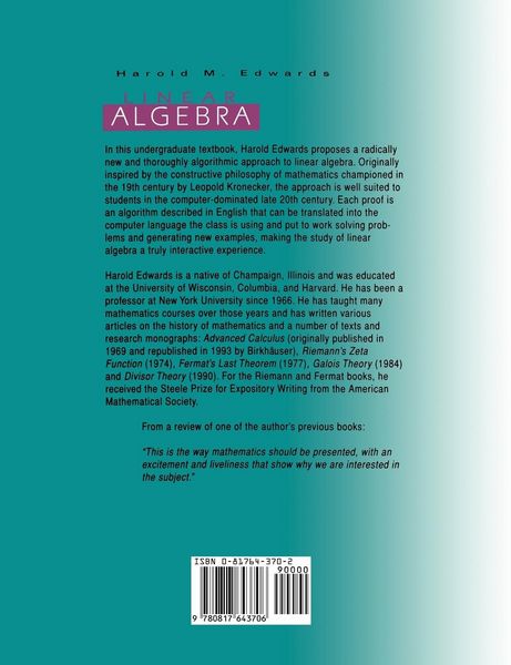 Produktbild: Linear Algebra