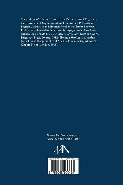 Produktbild: A Contrastive Grammar of English and Dutch / Contrastieve grammatica Engels / Nederlands