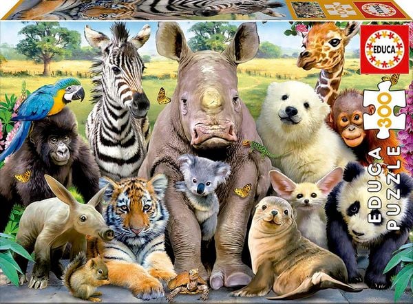Lustige Zootiere
