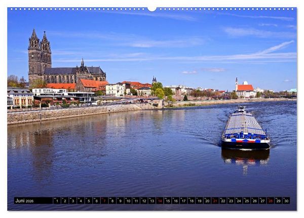Produktbild: Elberadweg von Lutherstadt Wittenberg bis Hitzacker (Wandkalender 2026 DIN A2 quer), CALVENDO Monatskalender
