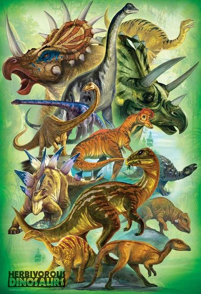 Produktbild: Pflanzenfressende Dinosaurier (Puzzle)