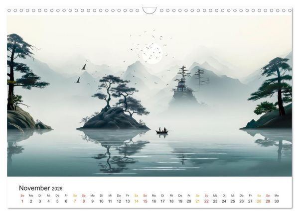Produktbild: Japan - Kunst der Traditionen (Wandkalender 2026 DIN A3 quer), CALVENDO Monatskalender