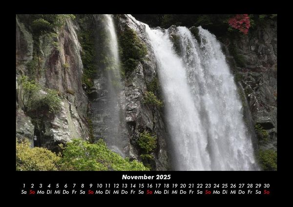 Produktbild: Wasserf&auml;lle 2025 Fotokalender DIN A3