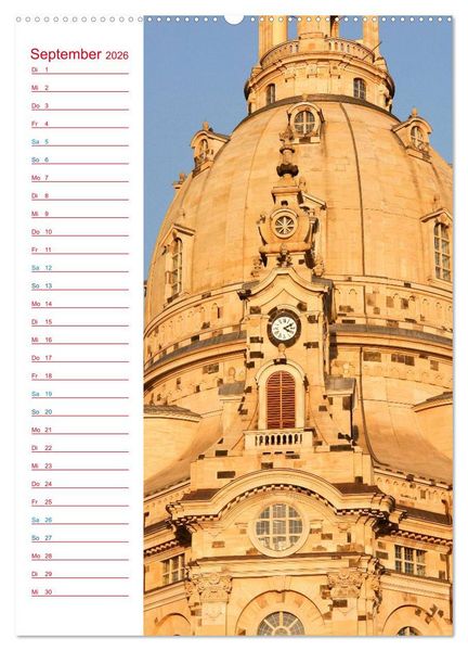 Produktbild: Frauenkirche Dresden (hochwertiger Premium Wandkalender 2026 DIN A2 hoch), Kunstdruck in Hochglanz