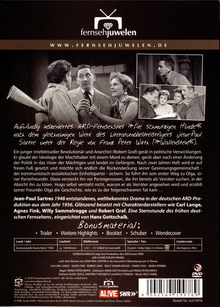 Produktbild: Schmutzige H&auml;nde - nach Jean-Paul Sartre (ARD Fernsehjuwelen)