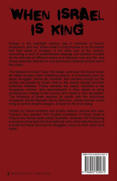 Produktbild: When Israel is King