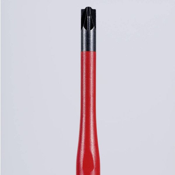 Produktbild: Knipex Knipex-Werk VDE Plus/minus-Schraubendreher Gr&ouml;&szlig;e (Schraubendreher) PZ 1 Klingenl&auml;nge: 80 mm