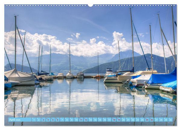 Produktbild: Vierwaldst&auml;ttersee (hochwertiger Premium Wandkalender 2026 DIN A2 quer), Kunstdruck in Hochglanz