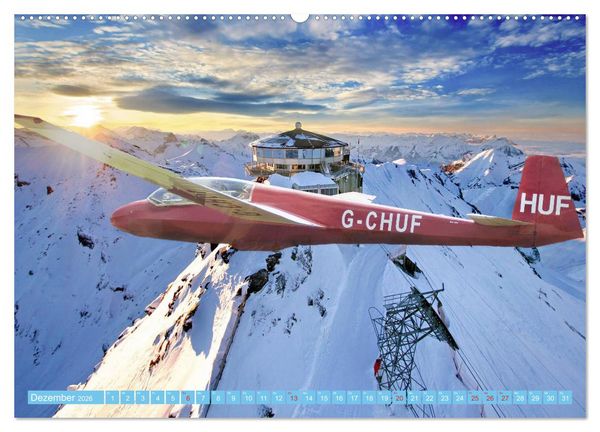 Produktbild: Segelflug - Den Traum vom Fliegen erf&uuml;llen (hochwertiger Premium Wandkalender 2026 DIN A2 quer), Kunstdruck in Hochglanz