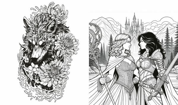 Produktbild: Romantasy Colouring Book