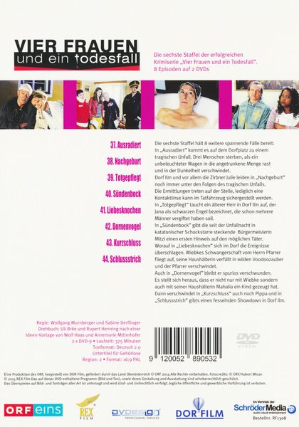 Produktbild: Vier Frauen und ein Todesfall - Staffel 6 [2 DVDs]