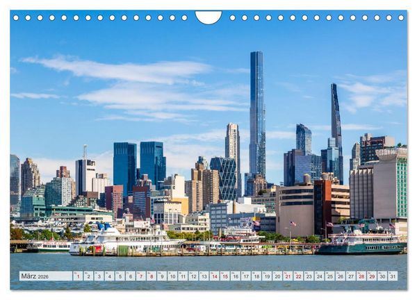 Produktbild: NEW YORK CITY Urbane Magie (Wandkalender 2026 DIN A4 quer), CALVENDO Monatskalender