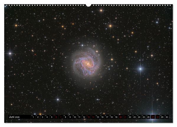 Produktbild: Galaxien im Universum (Wandkalender 2026 DIN A2 quer), CALVENDO Monatskalender