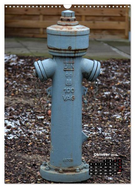 Produktbild: Nostalgie Hydranten (Wandkalender 2026 DIN A3 hoch), CALVENDO Monatskalender