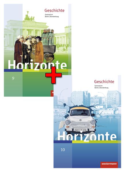 Horizonte - Geschichte 9 und 10. Paket der Schülerbände. Berlin und Brandenburg, Paperback von , Westermann Schulbuchverlag, 978-3-14-112084-4