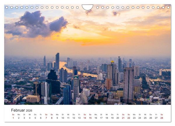 Produktbild: Bangkok - Die einzigartige Hauptstadt von Thailand. (Wandkalender 2026 DIN A4 quer), CALVENDO Monatskalender