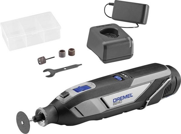 Dremel 8240-5 F0138240JA Akku-Multifunktionswerkzeug inkl. Akku, inkl. Ladegerät, mit Zubehör 12 V 2.0 Ah Anzahl mitgelieferte Akkus 1