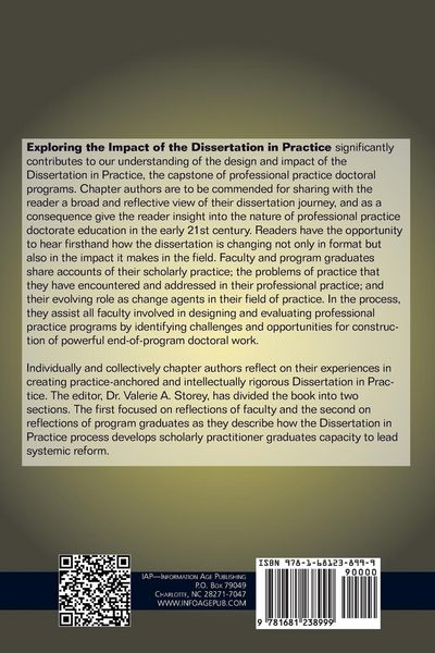 Produktbild: Exploring the Impact of the Dissertation in Practice