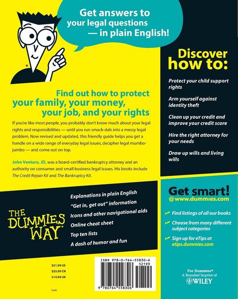 Produktbild: Law For Dummies