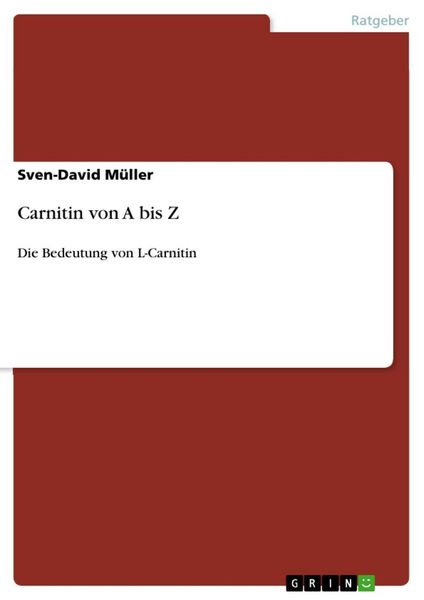 Produktbild: Carnitin von A bis Z