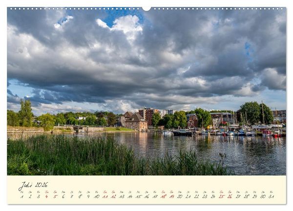 Produktbild: Kiel &ndash; Maritimes Flair im Wandel der Jahreszeiten (hochwertiger Premium Wandkalender 2026 DIN A2 quer), Kunstdruck in Hochglanz
