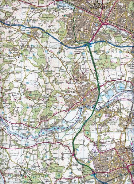 Produktbild: Leisure Map WK 17 The Chilterns