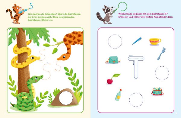 Produktbild: Sticker-R&auml;tsel f&uuml;r Kindergarten-Kids. Erste Buchstaben