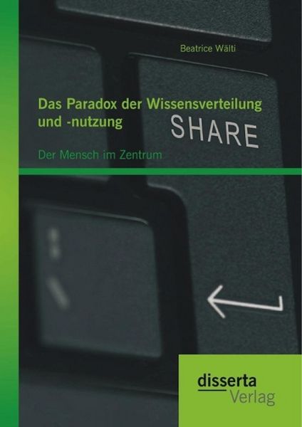 Produktbild: Das Paradox der Wissensverteilung und -nutzung: Der Mensch im Zentrum
