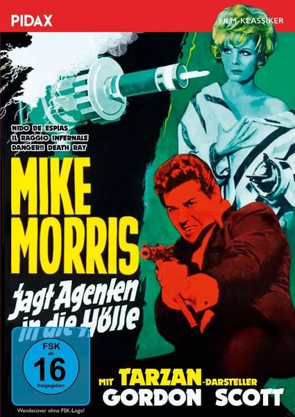 Produktbild: Mike Morris jagt Agenten in die H&ouml;lle (Nido De Esp&iacute;as) / Kultiger Eurospy mit Tarzan-Darsteller Gordon Scott (Pidax Film-Klassiker)