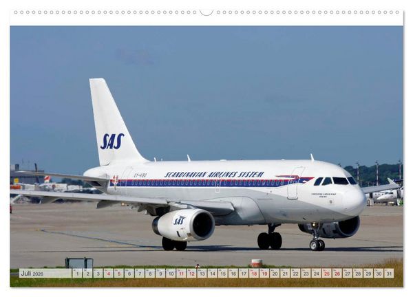 Produktbild: Flugzeuge im Retro-Stil (hochwertiger Premium Wandkalender 2026 DIN A2 quer), Kunstdruck in Hochglanz