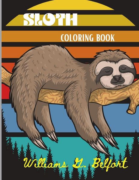Produktbild: Sloth Coloring Book
