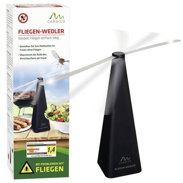 Produktbild: Gardigo 25190 Insektenvertreiber Abschreckung (B x H x T) 80 x 250 x 80 mm Schwarz 1 St.