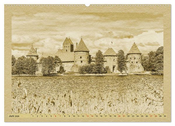 Produktbild: Das Baltikum - Ein Kalender im Zeitungsstil (Wandkalender 2026 DIN A2 quer), CALVENDO Monatskalender