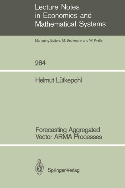 Produktbild: Forecasting Aggregated Vector ARMA Processes