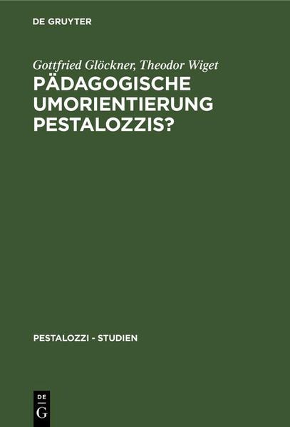 Produktbild: P&auml;dagogische Umorientierung Pestalozzis?