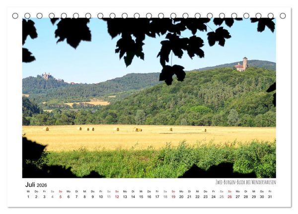Produktbild: Zauberhaftes Witzenhausen (Tischkalender 2026 DIN A5 quer), CALVENDO Monatskalender