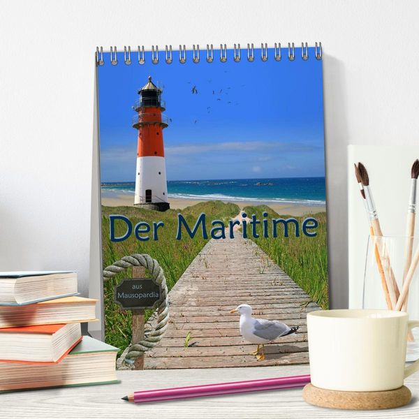 Produktbild: Der Maritime aus Mausopardia (Tischkalender 2026 DIN A5 hoch), CALVENDO Monatskalender