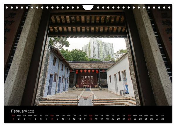 Produktbild: Monuments of Hong Kong 2026 (Wall Calendar 2026 DIN A4 landscape), CALVENDO 12 Month Wall Calendar