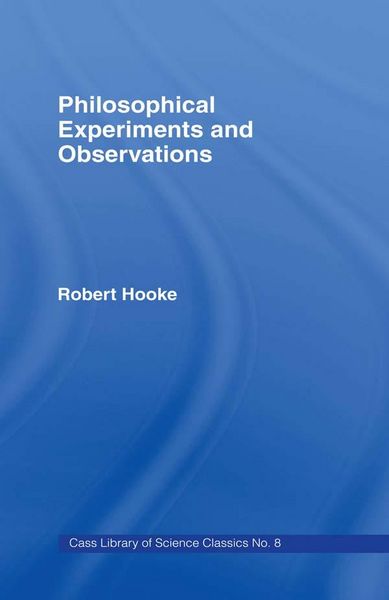 Produktbild: Philosophical Experiments and Observations