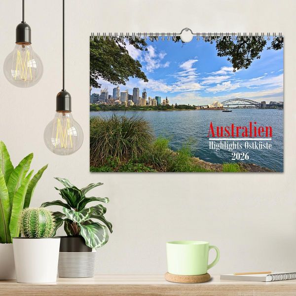 Produktbild: Australien - Highlights Ostk&uuml;ste (Wandkalender 2026 DIN A4 quer), CALVENDO Monatskalender