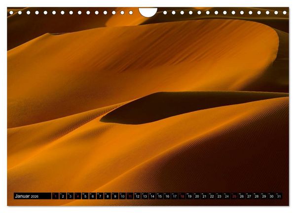Produktbild: Rub al Khali - die gr&ouml;sste Sandw&uuml;ste der Erde (Wandkalender 2026 DIN A4 quer), CALVENDO Monatskalender