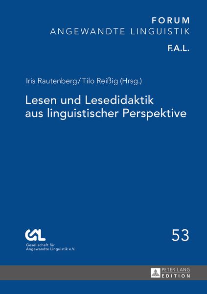 Produktbild: Lesen und Lesedidaktik aus linguistischer Perspektive