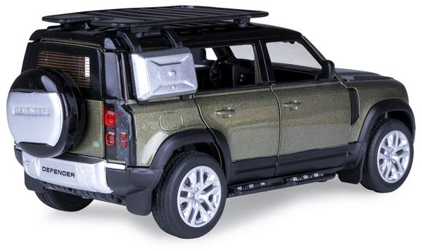Produktbild: Land Rover Defender 110 Diecast 1:32 gr&uuml;n inkl. Knopfzellen