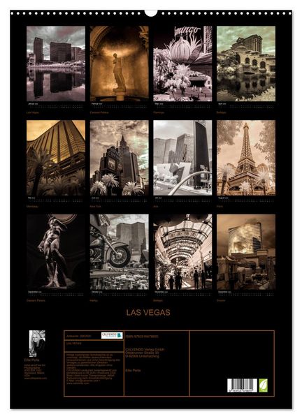 Produktbild: LAS VEGAS (Wandkalender 2026 DIN A2 hoch), CALVENDO Monatskalender
