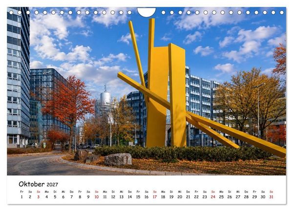 Produktbild: Eschborn Fachwerk und Finanzen (Wandkalender 2027 DIN A4 quer), CALVENDO Monatskalender